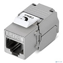 Cabeus KJ-RJ45-Cat.5e-SH-180-Toolless Вставка Keystone Jack RJ-45(8P8C), 180 градусов, категория 5e, экранированная, без инструмента Toolless