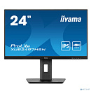 LCD IIYAMA 23.8" XUB2497HSN-B1 {IPS 1920x1080 100hz 1ms 178/178 250cd 1300:1 8bit(6bit+FRC) HDMI DisplayPort(in/out) 3xUSB3.2 USB-C3.2 RJ-45 2x2W Pivo