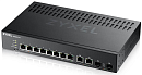 Коммутатор L2 коммутатор Zyxel NebulaFlex Pro GS2220-10, rack 19", 8xGE, 2xCombo (SFP/RJ-45), бесшумный