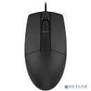 Мышь проводная A4Tech OP-335S black (USB, оптическая, 1200dpi, 3but, silent) (OP-335S)