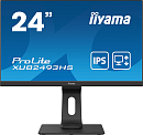 23,8" Iiyama ProLite XUB2493HS-B4 1920x1080@75Гц IPS LED 16:9 4ms VGA HDMI DP 80M:1 1000:1 178/178 250cd HAS Pivot Tilt Swivel Speakers Black