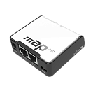 Точка доступа wi-fi MikroTik mAP with AR9531 650MHz CPU, 64MB RAM, 2xLAN, built-in 2.4Ghz 802.11bgn Dual Chain wireless with integrated antennas, micr