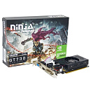 Видеокарта Ninja (Sinotex) GT730 1GB DDR3 128bit VGA DVI HDMI 1FAN LP RTL {50}