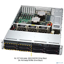 Supermicro SYS-621P-TR - 2U, 2x1200W, 2xLGA4677, iC741, 16xDDR5, 8x3.5" bays, 2x1GbE, IPMI, RMKit