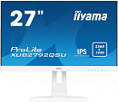 Монитор Iiyama 27" XUB2792QSU-W1 белый IPS LED 5ms 16:9 DVI HDMI M/M матовая HAS Pivot 350cd 178гр/178гр 2560x1440 DisplayPort Ultra HD 2K (1440p) USB