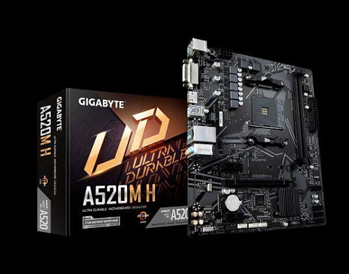 Материнская плата AMD A520 SAM4 MATX A520M H 1.2 GIGABYTE