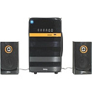 Dialog Progressive AP-240B BLACK - акустические колонки 2.1, 50W+2*10W RMS, Bluetooth, USB+SD reader