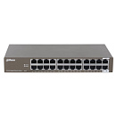 Коммутатор Dahua DH-SG1024M 24-портовый гигабитный неуправляемый , 22xRJ45 1Gb, 2xRJ45 1Gb uplink, коммутация 48 Гбит/с, MAC-таблица 8K, металл
