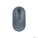 Мышь A4 Fstyler FG20 пепельный/синий оптическая (2000dpi) беспроводная USB для ноутбука (4but) {1379897}