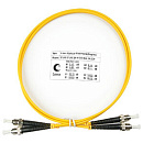 Cabeus FOP(d)-9-ST-ST-1m Шнур оптический duplex ST-ST 9/125 sm 1м LSZH