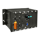 Контроллер с процессором Cortex-A8 1 ГГц, 512 Mб SDRAM, 512 Mб Flash, 1 x VGA, 2 x RS-232, 1 x RS-485, 1 x RS-232/485, 2 x Gigabit Ethernet (разъем RJ