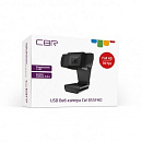 CBR CW 855FHD Black, Веб-камера с матрицей 3 МП, разрешение видео 1920х1080, USB 2.0, встроенный микрофон с шумоподавлением, фикс.фокус, крепление на