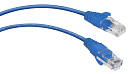 Патч-корд U/UTP, категория 5е, 2xRJ45/8p8c, неэкранированный, синий, PVC, 0.5м Cabeus PC-UTP-RJ45-Cat.5e-0.5m-BL Патч-корд U/UTP, категория 5е, 2xRJ45