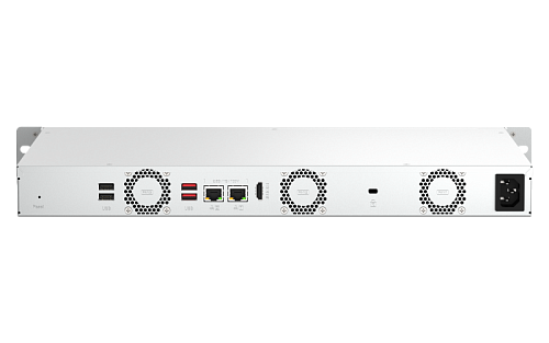 Система хранения данных QNAP SMB 1U/4bay QC 2,0GhzCPU/8Gb(upto16Gb)/upto 28HDD with TL-R1200C-RP/SATA(3,5" 2,5")/ 2xUSB3.2 2xUSB2.0/2xM.2/1xHDMI/2x2,5