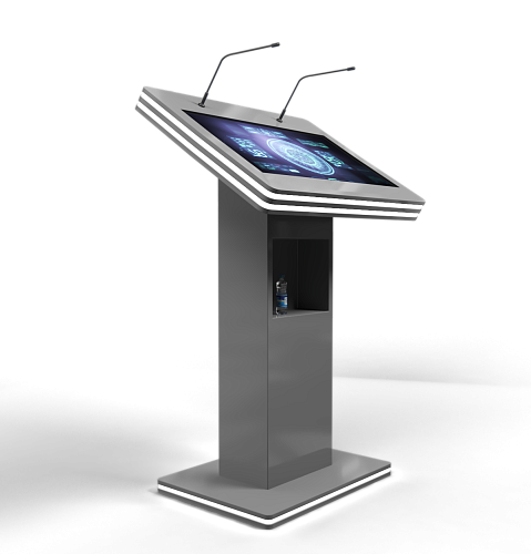 Интерактивная трибуна White Stripes (МДФ) 27" (27 дюймов)