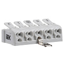 Iek UKZ-B06-5P-F0-E1-10 Клемма пружинная соединительная КСПз5-3L+N+PE IEK