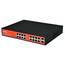 WI-PS518G, Коммутатор неуправляемый PoE 200Вт, порты 16 PoE FE + 2GE + 1SFP, режим 250м, Watchdog