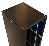 Шкаф коммутационный WRline (WR-TT-4288-AS-RAL9004) напольный 42U 800x800мм пер.дв.стекл задн.дв.стал.лист 2 бок.пан. 800кг черный 710мм 2055мм IP20 ст