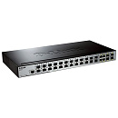 Коммутатор D-Link SMB D-Link DES-3200-28F_RFB/C1 Восстановленный в производственных условиях управляемый 2 уровня с 24 портами 100Base-X SFP и 4 комбо-портами 10