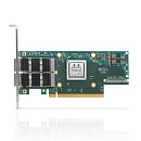 Сетевой адаптер Mellanox MCX653106A-ECAT ConnectX-6 VPI adapter card, 100Gb/s (HDR100, EDR IB and 100GbE), dual-port QSFP56, PCIe3.0/4.0 x16, tall bra