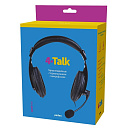 Perfeo компьютерная стерео гарнитура полноразмерная 4TALK черная PF_A4528