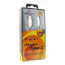 Cablexpert Кабель USB 2.0 CC-G-USBC02Cu-1.8M AM/Type-C, серия Gold, длина 1.8м, золото, блистер