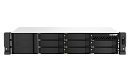 Сетевой RAID-накопитель, 8 отсеков 3,5"/2,5", 2 порта 2,5 GbE BASE-T, HDMI-порт, стоечное исполнение, 1 блок питания. Intel Celeron N5095 2,0 ГГц (2,