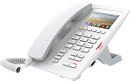 Fanvil H5 white Hotel phone, HD voice, 1 SIP Lines, 6 Programmable Keys, 1 USB port for charging, 3.5" Color Screen, PoE Support, PSU