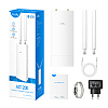 Точка доступа CUDY Точка доступа/ AC1200 WiFi Outdoor Access Point, Repeater, 867Mbps at 5GHz + 300Mbps at 2.4GHz, 1 x 100Mbps RJ45, 2 Detachable Antennas, 24V passive