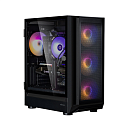 корпус ZALMAN i6, EATX, BLACK, FRONT MESH, WINDOW, 2x3.5", 3x2.5", 1xUSB2.0, 1xUSB3.0, 1xUSB Type C, FRONT 3x140mm RGB LED, REAR 1x140mm RGB LED (незн
