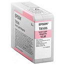 EPSON C13T850600 Картридж Epson T8506 для SC-P800, Light Magenta, 80 мл. (cons ink)