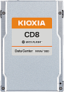 SSD KIOXIA Enterprise 2,5"(SFF/U.2), CD8-R, 7680GB, NVMe 1.4/PCIe 4.0 1x4, R7100/W6000MB/s, IOPS(R4K) 1150K/200K, MTTF 2,5M, 1DWPD/5Y (Read Intensive)