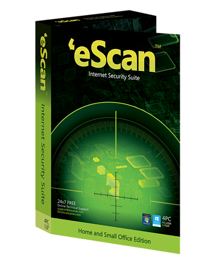 eScan Internet Security with Cloud Security, 1 ПК, 1 год