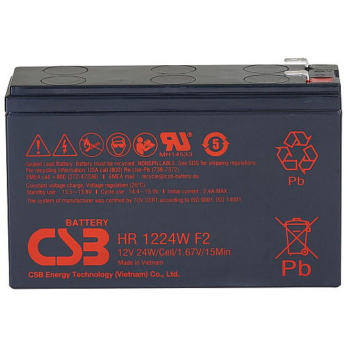 Аккумулятор CSB HR1224W F2 F1