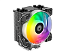 Кулер для процессора ID-COOLING SE-214-XT DF LGA1700/1200/115X/AM4 (16шт/кор, TDP 180W, PWM, 4 тепл.трубки прямого контакта, FAN 120mm, ARGB) RET