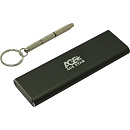 Корпус AGESTAR 3UBNF1C (GRAY) USB 3.1 Type-C Внешний M.2 NGFF (B-key) 3UBNF1C (GRAY), алюминий, серый