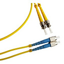 Hyperline FC-D2-9-LC/UR-SC/UR-H-0.5M-LSZH-YL Патч-корд волоконно-оптический (шнур) SM 9/125 (OS2), LC/UPC-SC/UPC, duplex, LSZH, 0.5 м