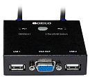 Переключатель ORIGO 2-портовый KVM-переключатель с портами VGA и USB