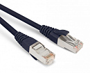 Патч-корд Hyperline PC-LPM-STP-RJ45-RJ45-C5e-3M-LSZH-BK PC-LPM-STP-RJ45-RJ45-C5E-3M F/UTP RJ-45 вил.-вилка RJ-45 кат.5E 3м черный LSZH 26AWG