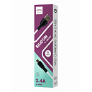 PERFEO Кабель USB A вилка - Micro USB вилка, 2.4A, белый, силикон, длина 1 м., SILICON (U4026)
