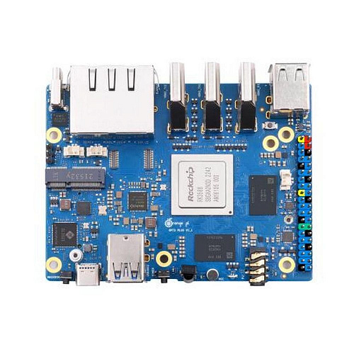 Одноплатный компьютер Orange Pi 5 Plus 16GB Rockchip RK3588, 16Gb, HDMI 2.1, Gigabit LAN port, USB2.0/3.0, microSD card slot, USB Type-C power port