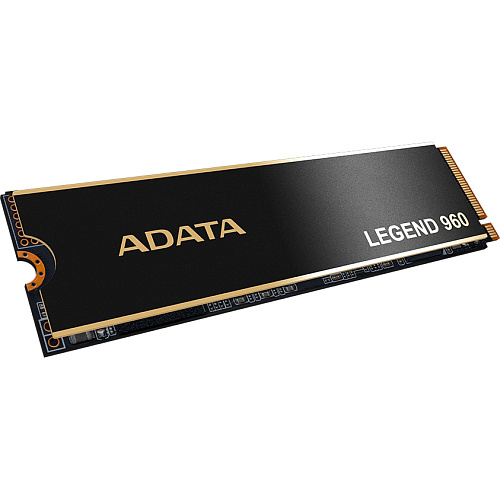 Твердотельный накопитель/ ADATA SSD LEGEND 960, 1000GB, M.2(22x80mm), NVMe 1.4, PCIe 4.0 x4, 3D NAND, R/W 7400/6000MB/s, IOPs 730 000/610 000, DRAM