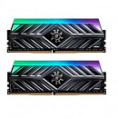 Модуль памяти ADATA XPG SPECTRIX D41 Gaming DDR4 Общий объём памяти 16Гб Module capacity 8Гб Количество 2 3200 МГц Радиатор 1.35 В RGB серый AX4U32003