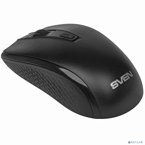 Беспроводная мышь Sven RX-220W чёрная (3+1кл. 800-1600DPI, блист)