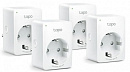 Умная розетка TP-Link TAPO P100(4-PACK) EU VDEBT Wi-Fi белый
