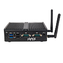 Неттоп/ HIPER BASIS BC119 Intel N-series N100(0.8Ghz)/16384Mb/512SSDGb/noDVD/BT/WiFi/war 1y/0.65kg/черный/Win11Pro + Безвентиляторный/БП 36Вт/металл
