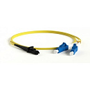 Hyperline FC-D2-9-LC/UR-MTRJM/UR-H-3M-LSZH-YL Патч-корд волоконно-оптический (шнур) SM 9/125 (OS2), MTRJ(папа)-LC, 2.0 мм, duplex, LSZH, 3 м