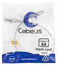 Патч-корд S/FTP, категория 6а (10G), 2xRJ45/8p8c, серый, LSZH, 0.5м Cabeus PC-SSTP-RJ45-Cat.6a-0.5m-LSZH Патч-корд S/FTP, категория 6а (10G), 2xRJ45/8