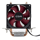 CBR-CC-2800-PWM Кулер для процессора, Al+Cu, 2 heat pipes, Socket 775/1155/1156/1150/1151/1200/1700/940/AM2/АМ2+/АМ3/AM3+/FM1/FM2/AM4/AM5, TDP 95W, 90