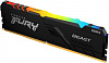 Память DDR4 16GB 3200MHz Kingston KF432C16BB12A/16 Fury Beast RGB RTL Gaming PC4-25600 CL16 DIMM 288-pin 1.35В dual rank с радиатором Ret